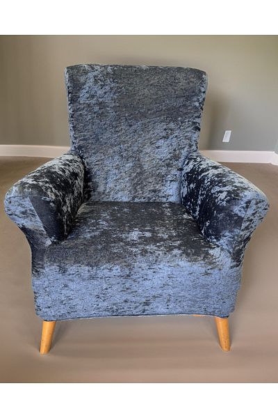 uzhanem Armchair Seat Cover Lycra Fabric, Square Pattern, Single Sofa Cover