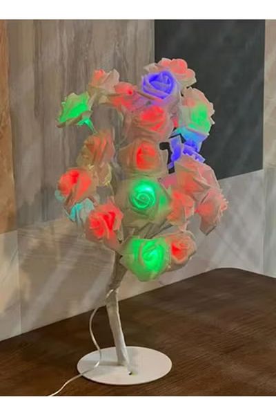 co arma Tree Table Lamp with Moving Colors