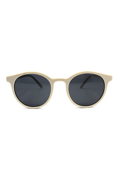 Polo Exchange Cream Round Polo Exchange Sunglasses