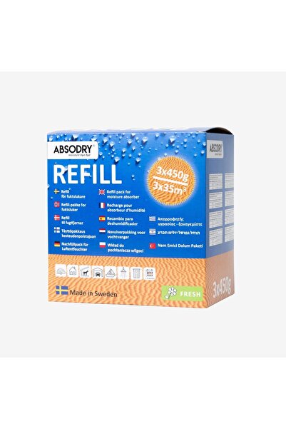 Everbrand Absodry Standart Yeniden Dolum 3*450g Fresh