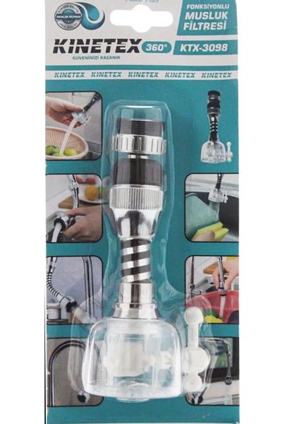 SİHİRLİ AYAKLAR Multifunctional Faucet Filter with 360 Degree Rotating Head Faucet Tip with Filter Stainless Steel