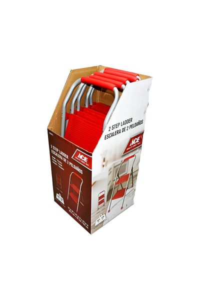 ACE Durable Portable Compact 2-Step Ladder with Soft Handle