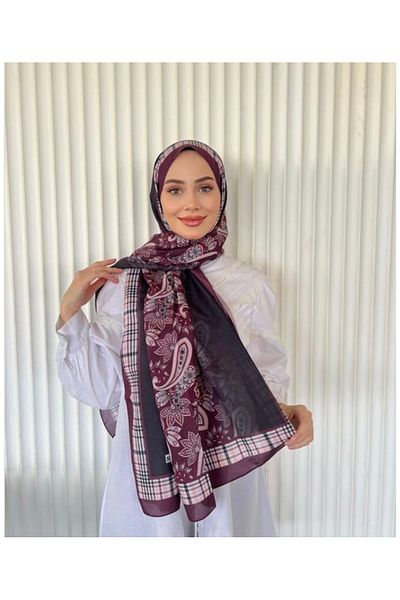 Misa Ethnic Voile Mousse Pattern Shawl