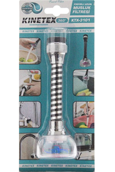SİHİRLİ AYAKLAR Multifunctional Faucet Filter with 360 Degree Rotating Head Faucet Tip with Filter Stainless Steel