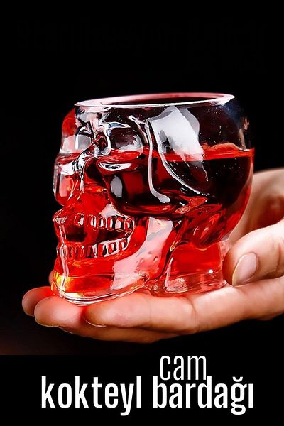 Transformacion Skull Glass Cocktail Glass - 720275