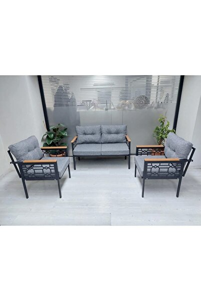 adımshops İnci Balkon-bahçe-kafe Çay Seti Koltuk Oturma Takımı-oturma Grubu