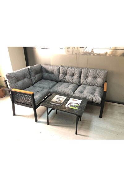 adımshops Miami melisa 2+2 Köşe Yön değiştirilebilir Koltuk Takımı Balkon-bah...