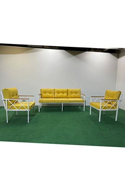 adımshops 3+1+1 Beyazprofil Bahçe,balkon,teras,cafe,çay Seti,oturma Grubu,kol...