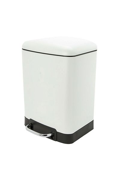 Five Simply Smart High Quality Metal Ariane Garbage Pedal Bin 6Liter