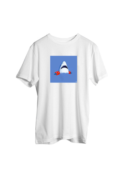 Korefanzin Μπλουζάκι Unisex 100% βαμβακερό Funny Fish Figured New Season Sea Summer Fisherman T-shirts