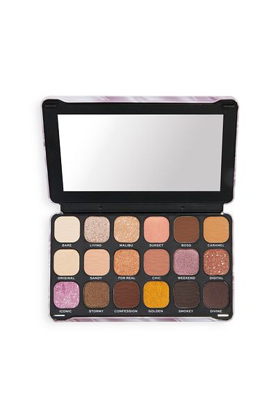 MAKEUP REVOLUTION مجموعة ظلال العيون ريفولوشن فور إيفر فلوليس نود سيلك