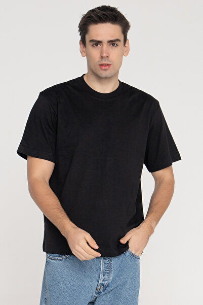 Jack & Jones Tricou negru pentru bărbați - Jack Jones Jcounion imprimeu mic, ...