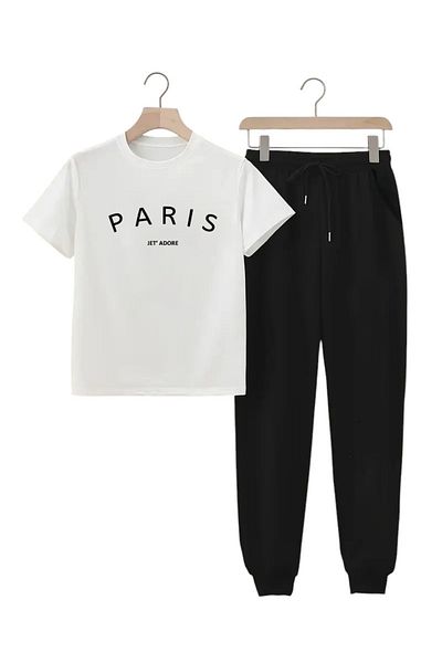 uyguntarz Σετ Παιδική Φόρμα Paris Printed