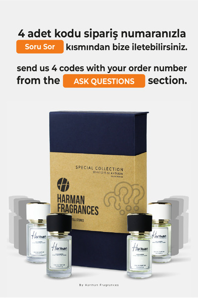 HARMAN FRAGRANCES Özel Parfüm Seti EDP (İsteğe bağlı 4 farklı parfüm)