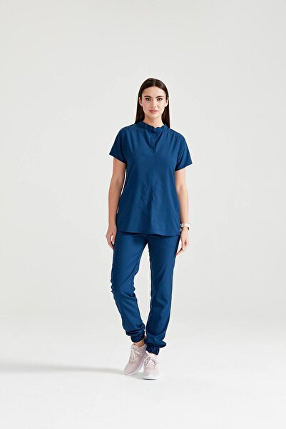 DRMOON جودة عالية ليكرا القاضي طوق موحد Scrubss