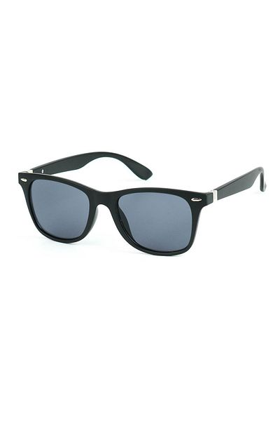 Di Caprio Unisex Black Uv400 Protection Rectangular Model Sunglasses