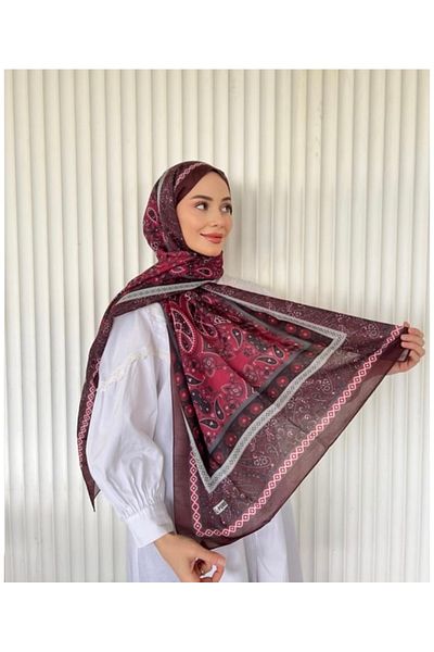 Misa Ethnic Voile Papillon Pattern Shawl