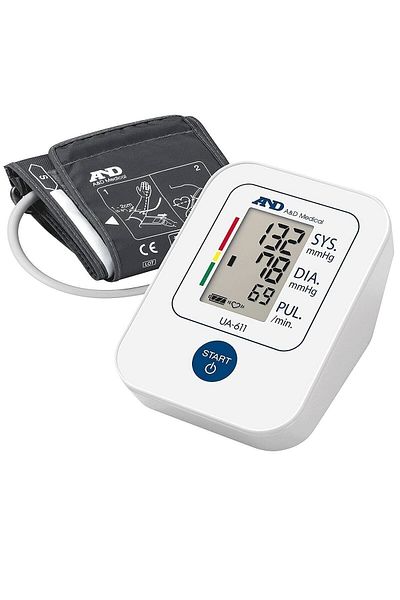 AND Ua-611 Digital Upper Arm Blood Pressure Monitor, White - Ua611
