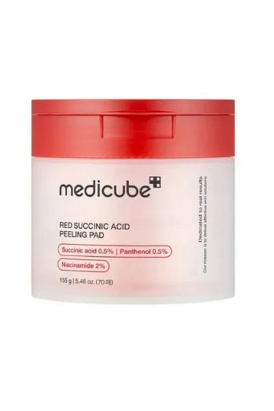 Medicube Red Exfoliating Pads Succinic Acid Peeling - 70pcs