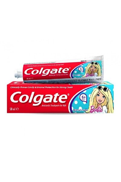 Colgate جونيور 6+ باربي بنكهة الفاكهة الخفيفة 50 مل