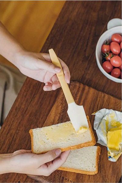 ALİNA HOME Silicone Spatula Butter Jam Spoon Bottle Opener