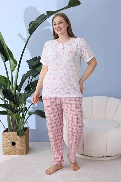BEYAZTOPTAN Quality Bamboo Short Sleeve Oversize Pajama Set
