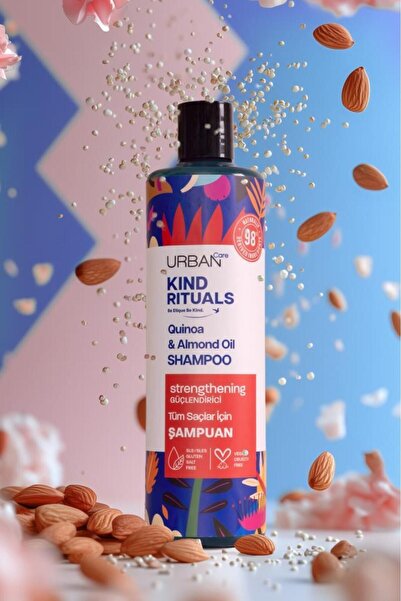 Urban Care Kind Rituals Kinoa Almond Oil & Rose Water Chamomile Şampuan Seti 2x400ml-vegan
