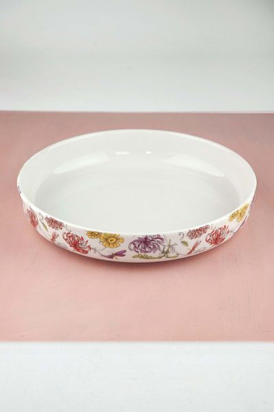 Bursa Porselen Dekor Secret Garden Oversized Porcelain Salad Bowl