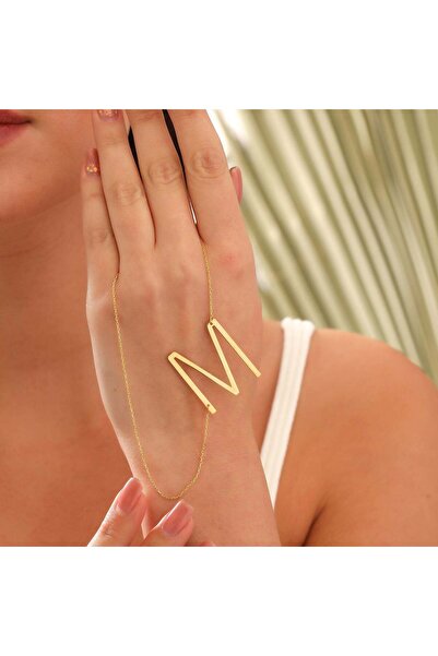 ÖzelSen Accessories Büyük 925 Ayar Gümüş Harfli Kolye