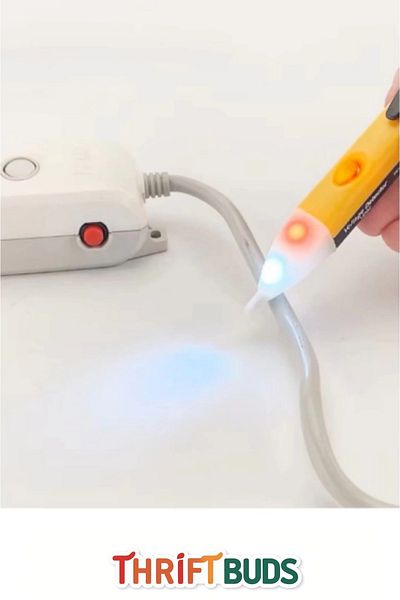 Thriftbuds Special Reliable Led Lighted Electrical Check Detecting Line Receptacle Cable Non-Contact Voltage Checking Pen