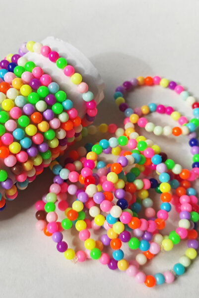 dudu kids 25 Adet Karışık Renkli Çocuk Bileklik ( Okul Hediyesi-doğum Günü He...