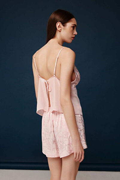 Bonnie Clyde Bonnie&Clyde - Women's Straps&Shorts Dowry Boxed Home Wear - Powder - Ilc2.30Y01W4U