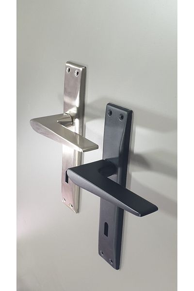 ARON NEW LUXURIOUS SAFIR MATTE BLACK (Room) DOOR HANDLE ALUMINUM / STEEL
