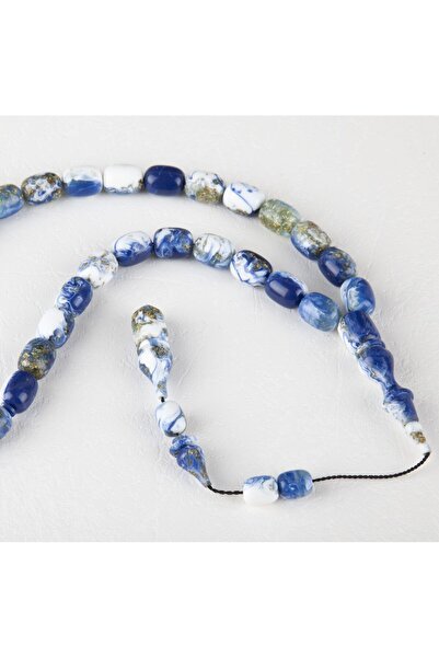 LapisDo Capsula croială 9x13mm Rozariu albastru cu foiță de aur (Certificat)