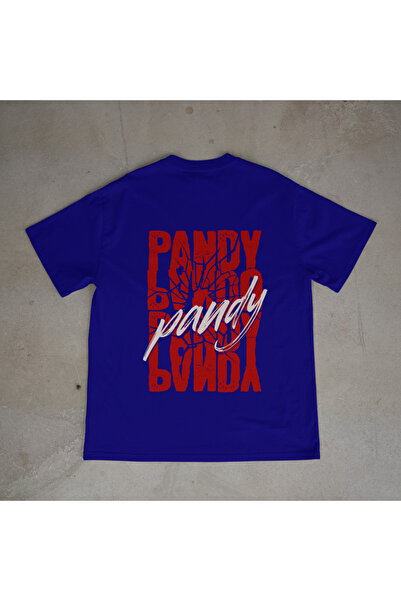 pandy Μπλουζάκι Unisex Pandy με εμπριμέ κοντομάνικο μπλουζάκι