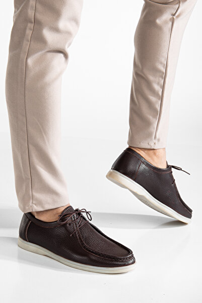 BY ERG SHOES Erkek Hakiki Deri Sisli Spor Ayakkabı