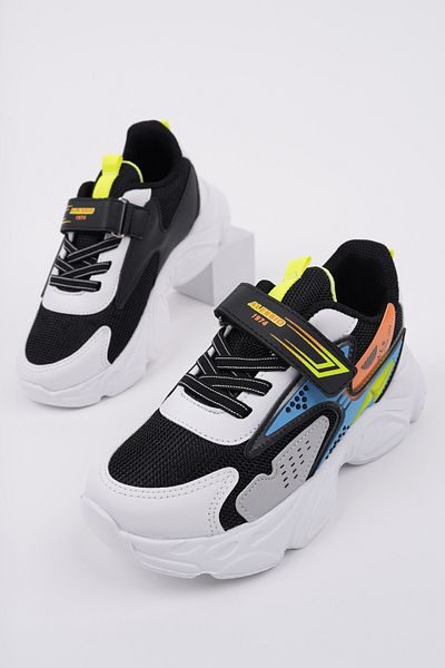 MUGGO PANTER Talpă groasă Velcro și șireturi Pantofi sport unisex pentru copii