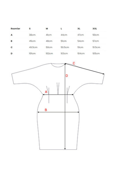Stylove Dress with darts and kimono sleeves