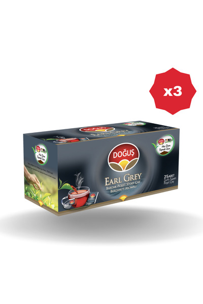 Doğuş DOĞUŞ EARL GREY BARDAK POŞET ÇAY 25'Lİ - (3 ADET)