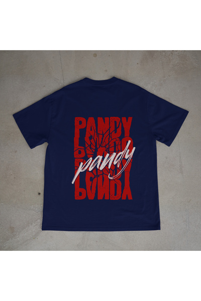 pandy Μπλουζάκι Unisex Pandy με εμπριμέ κοντομάνικο μπλουζάκι