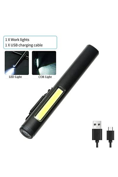 Choice Style B No Uv Mini Usb Rechargeable Led Flashlights Portable Pocket Pen Clip Light For Work Emergenc