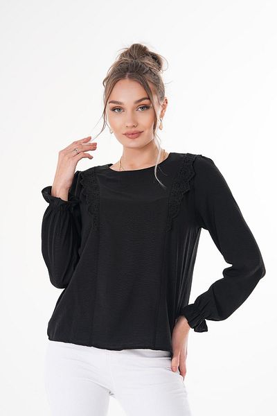 ŞİMAL Bluză de damă cu umeri din dantelă cu decolteu 250195   -