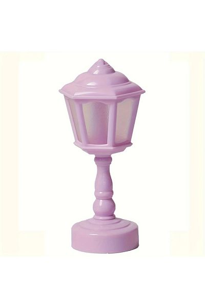 Choice Purple Geometric Flower Bud Button Battery LED Table Lamps Desk Night For Bedroom Dining Touch Night