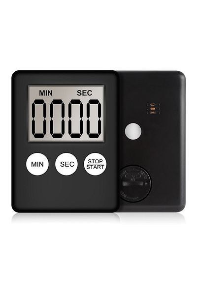 Choice Style A Black JJYY Super Mini LCD Digital Display Kitchen Timer Square Kitchen Countdown Alarm Magne