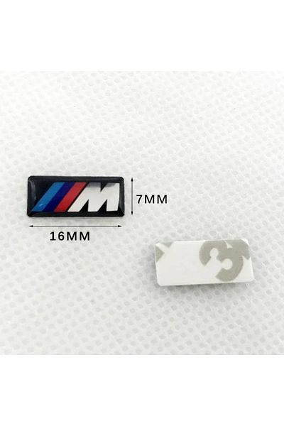 Choice 6 قطع 16x7 مم لسيارات BMW E46 E39 E38 E90 E60 E36 F30 F20 X1 X3 X5 M شعار سيارة عجلة القيادة غطاء المحور المركزي
