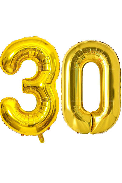 Choice بالونات أرقام ذهبية كبيرة مقاس 40 بوصة برقم 30، 10 20 30 40 50 60 70 8...