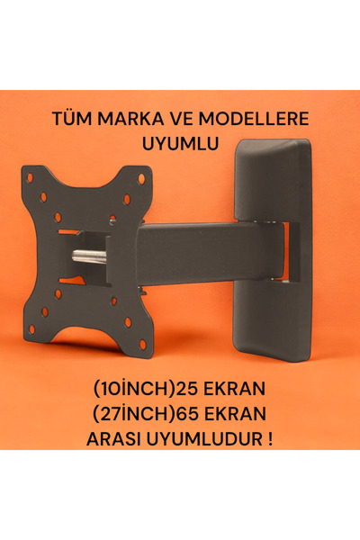 nelerbulurum TÜM MARKALARA UYGUN 10INC'' - 27INC'' ARASI TEK KOLLU KİLİTLİ HA...