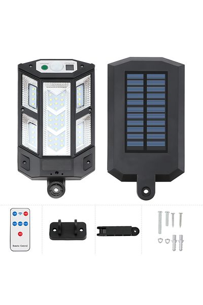 Choice 108 Cob 28smd/108cob Sensor Street Lamp 3 Light Modes Outdoor Waterproof Security Solar Lamps For Ga