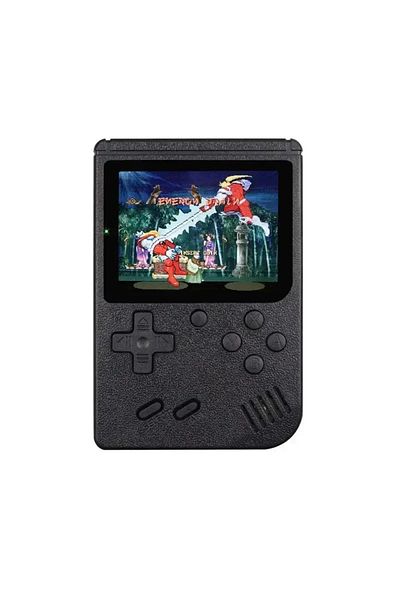 OPUYYM Black New Portable Retro Mini Video Game Console 8-bit Handheld Game Player Built-in 400 Games Av Ou