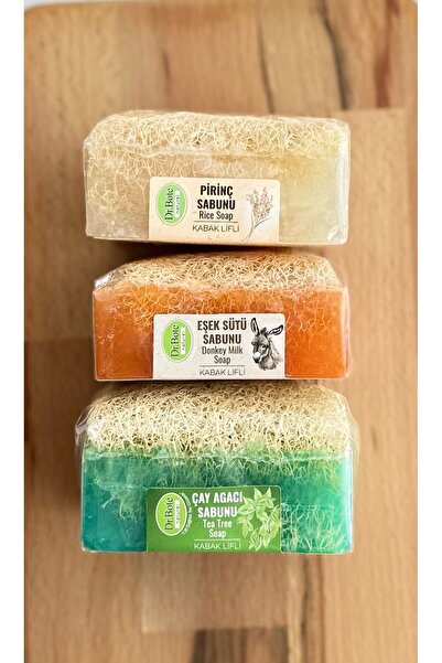 Bote Naturel PİRİNÇ&EŞEK SÜTÜ&ÇAY AĞACI KABAK LİFLİ SABUN SETİ